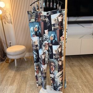Artistic Print Pants